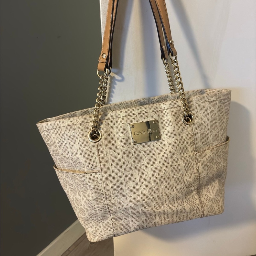 Tan Calvin Klein Bag